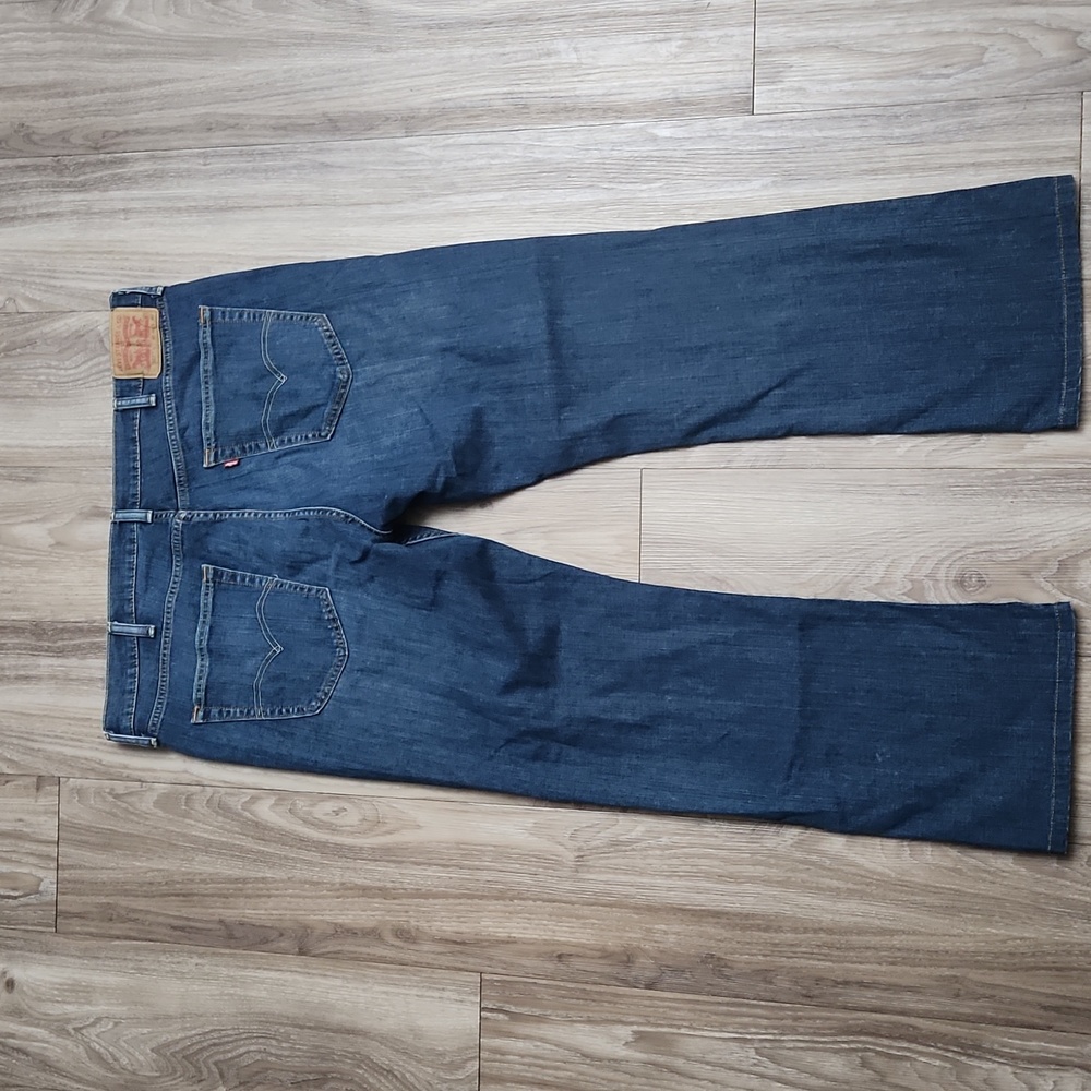 Levi's 527 Slim Fit Bootcut Denim Blue Jeans Men's 40W